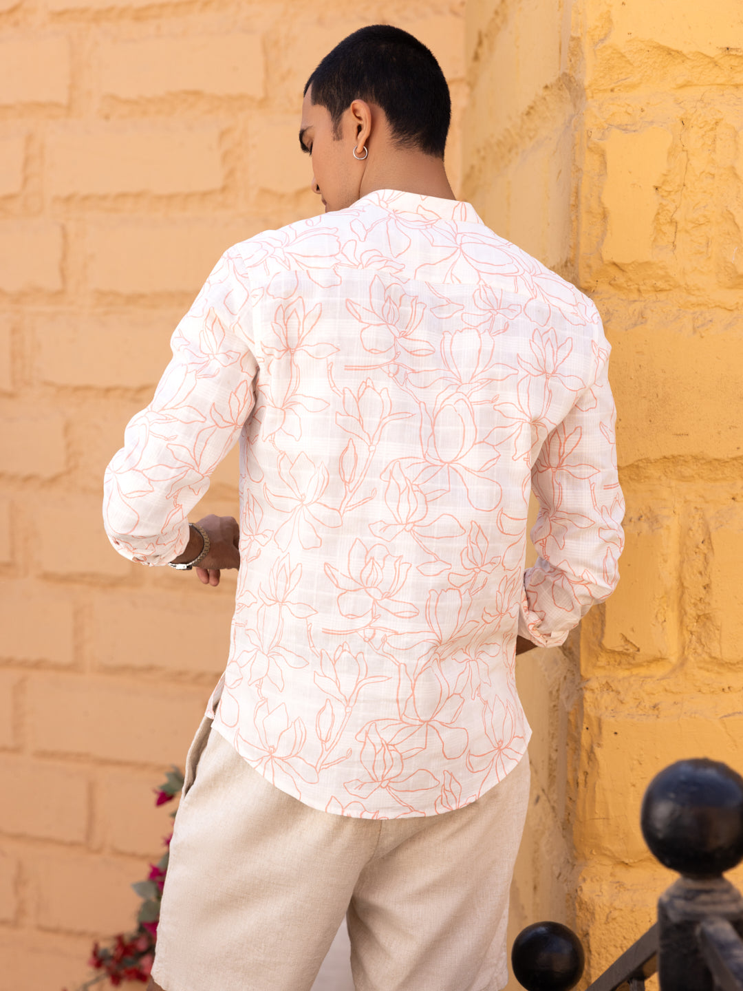 Morning Mist Bloom Printed Kurta