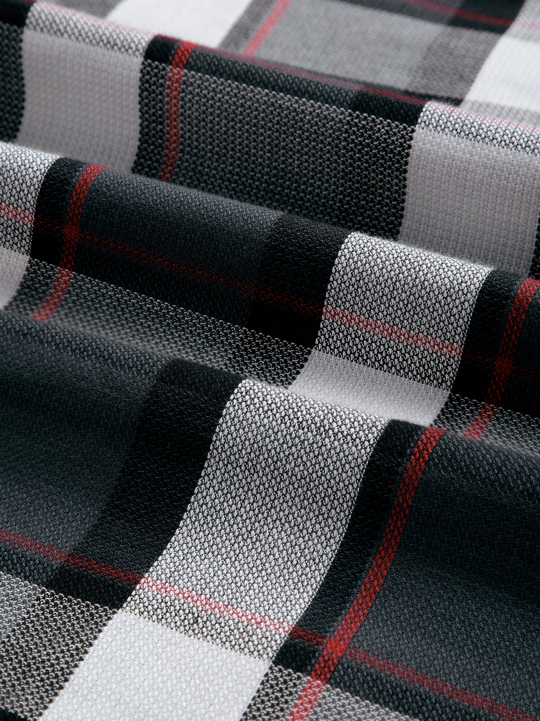 Premium Cotton Urban Grey & Black Plaid Checks Shirt