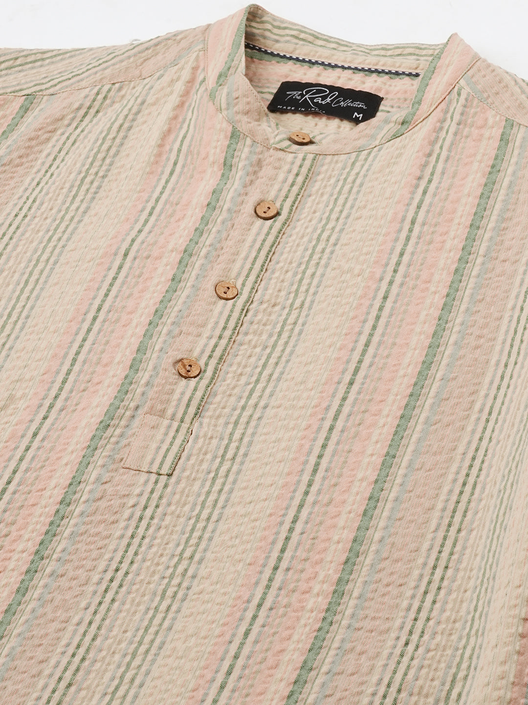 Nomad Stripe Fusion Seersucker Kurta