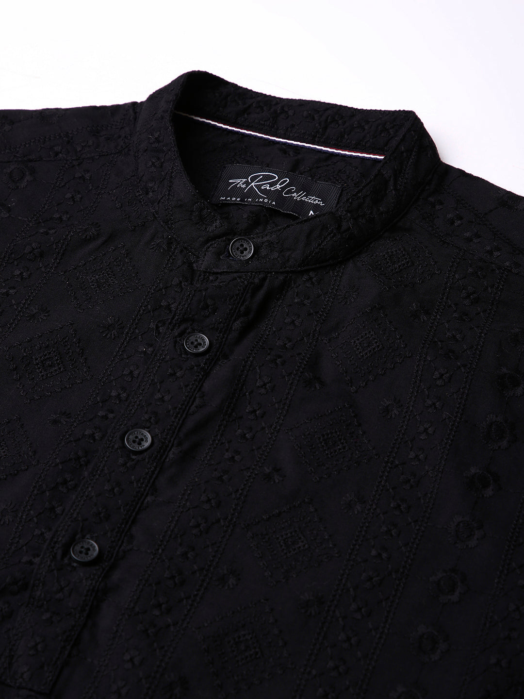 Classic Blackout Embroidered Kurta