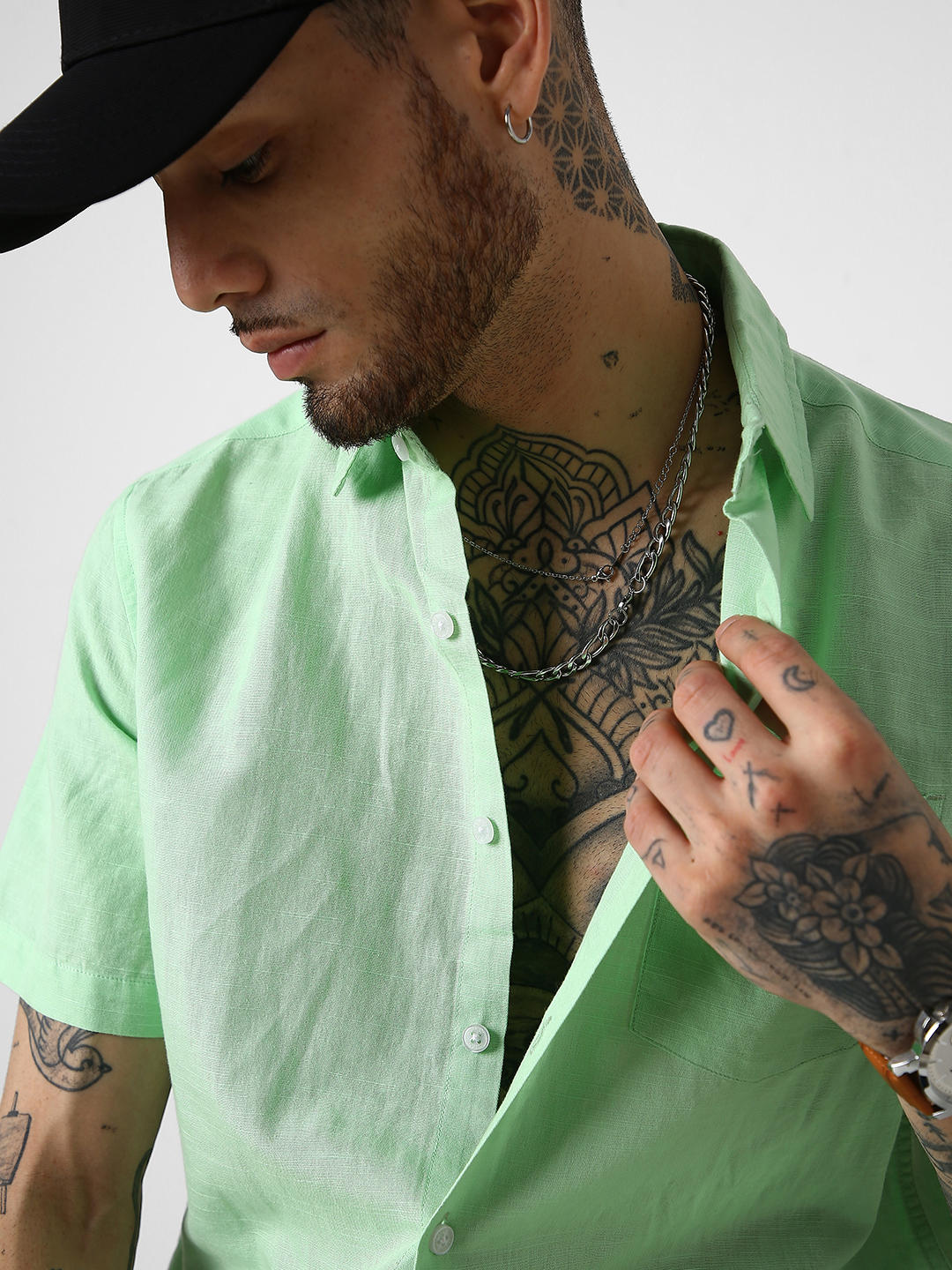 Solid Mint Green Shirt