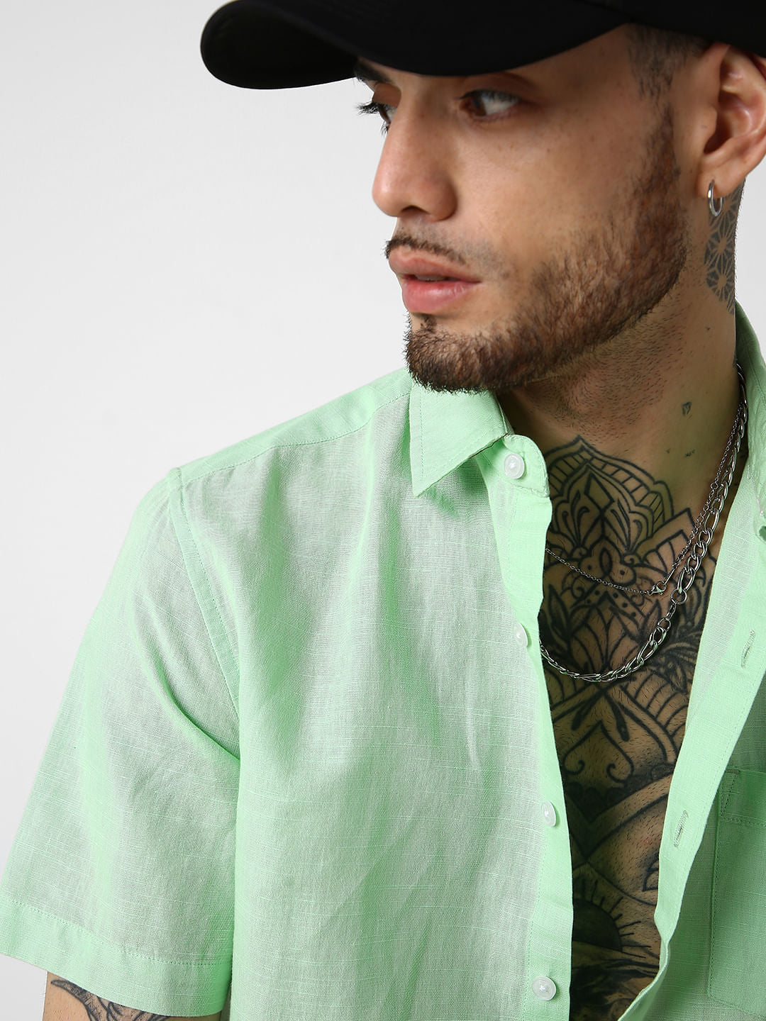Solid Mint Green Shirt