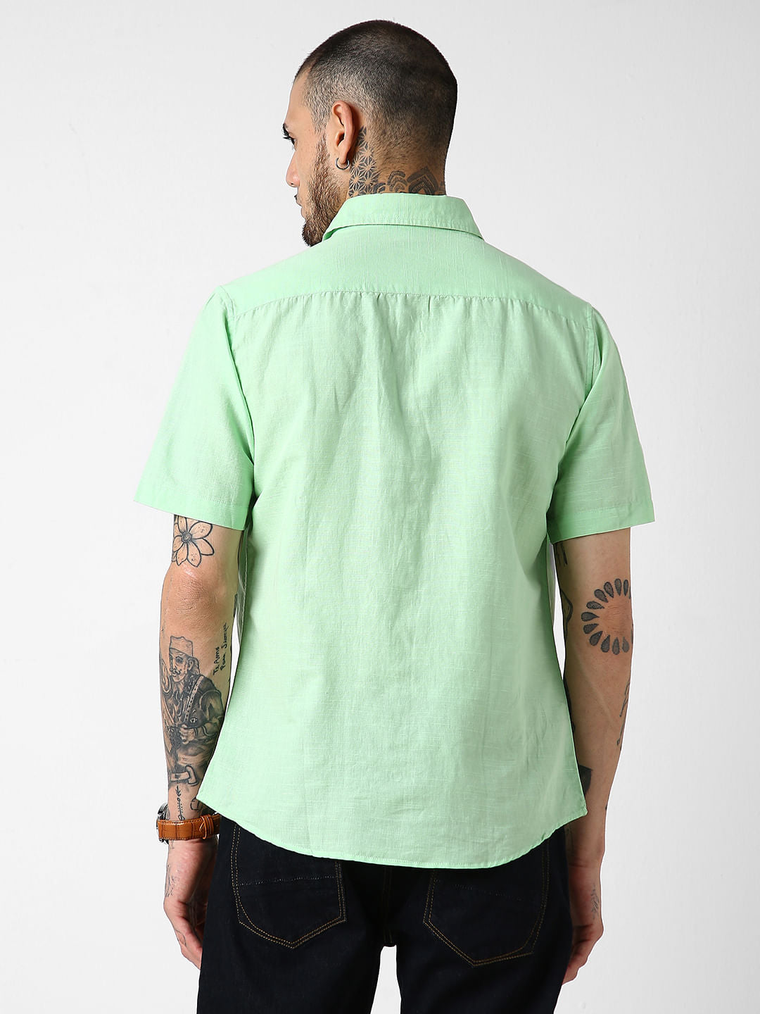 Solid Mint Green Shirt