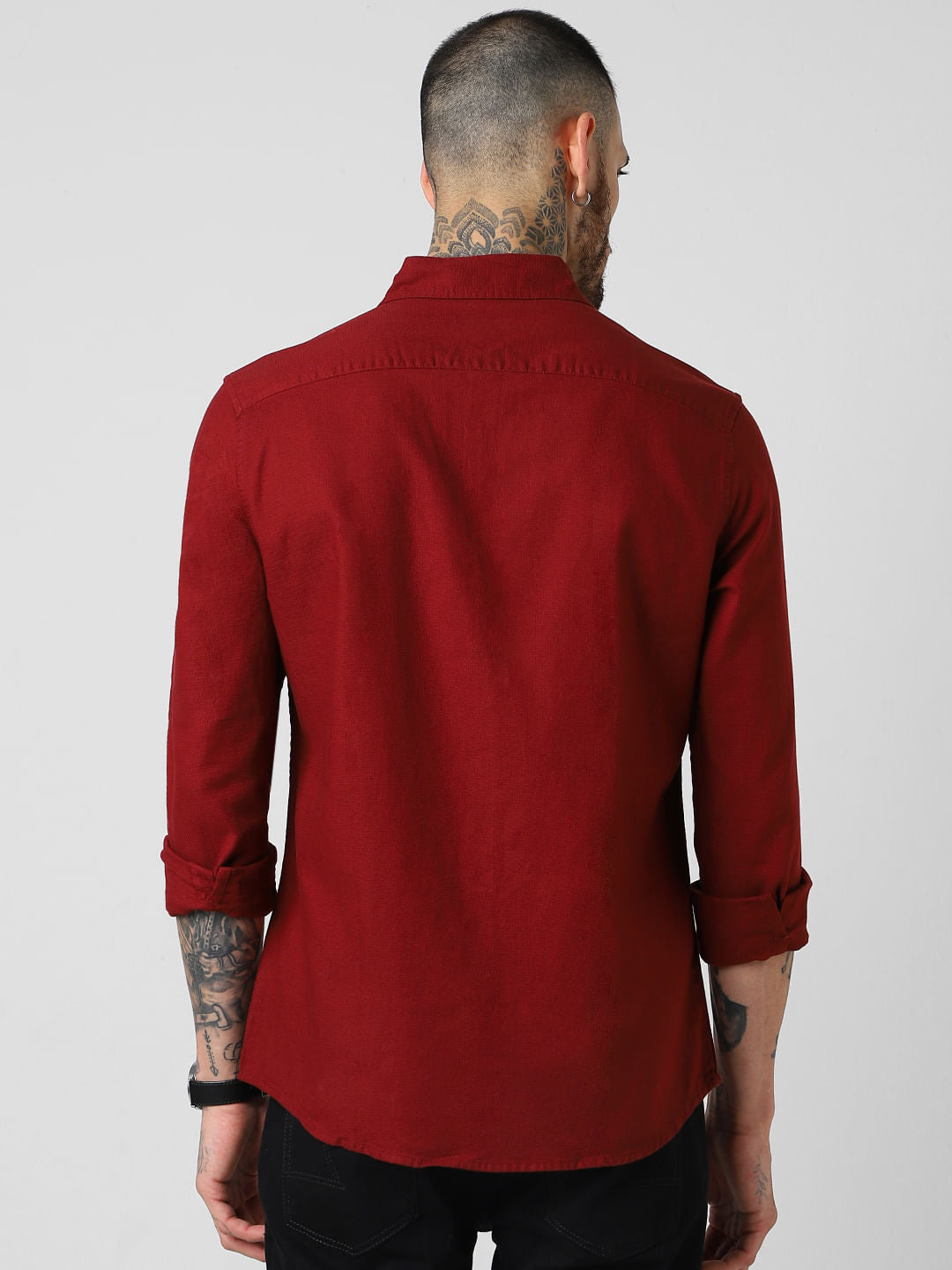 Solid Maroon Shirt