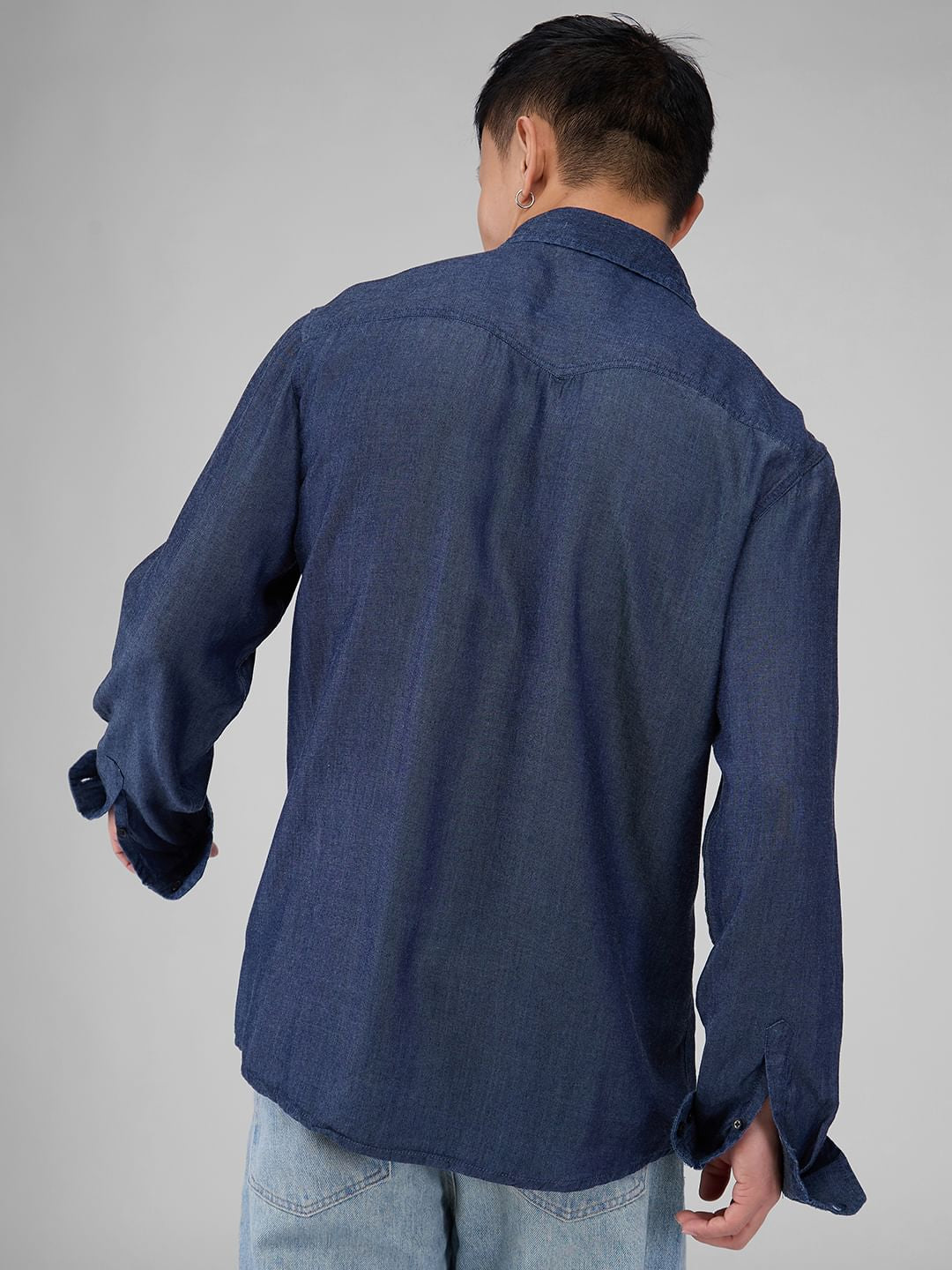 Double Pocket Denim Overshirt