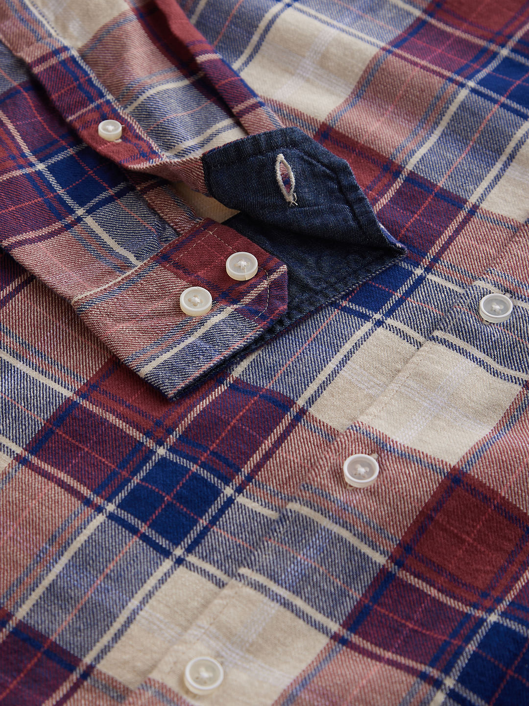 Multicolour Bold Square Checked Shirt