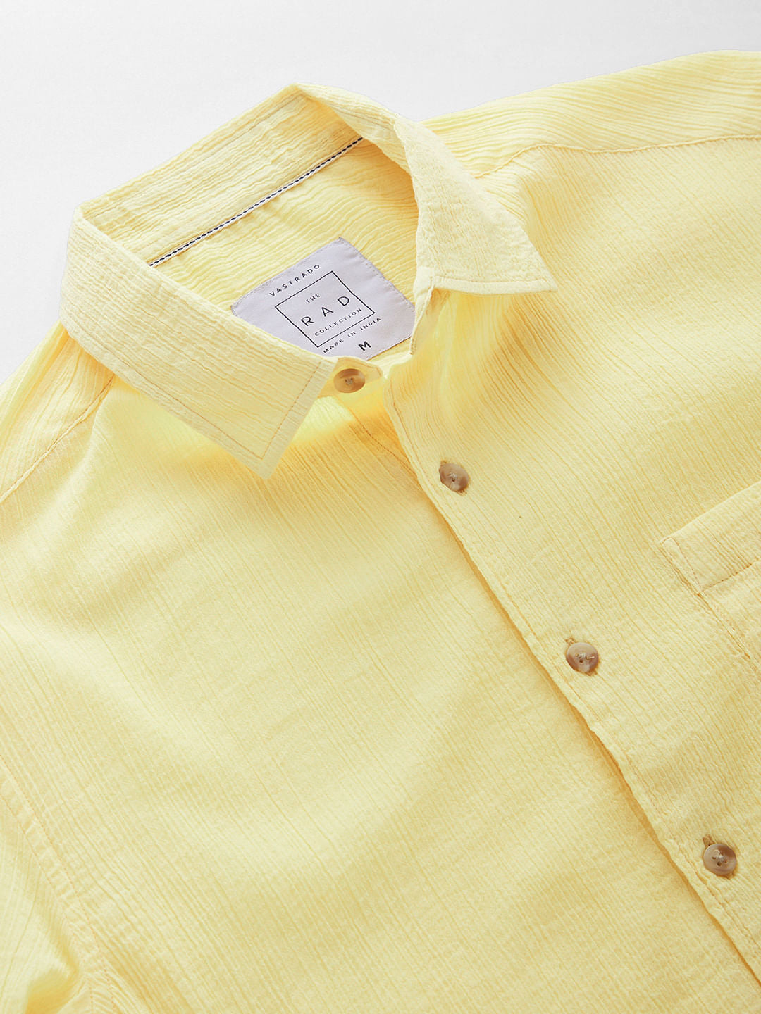 Yellow Crepe Shirt