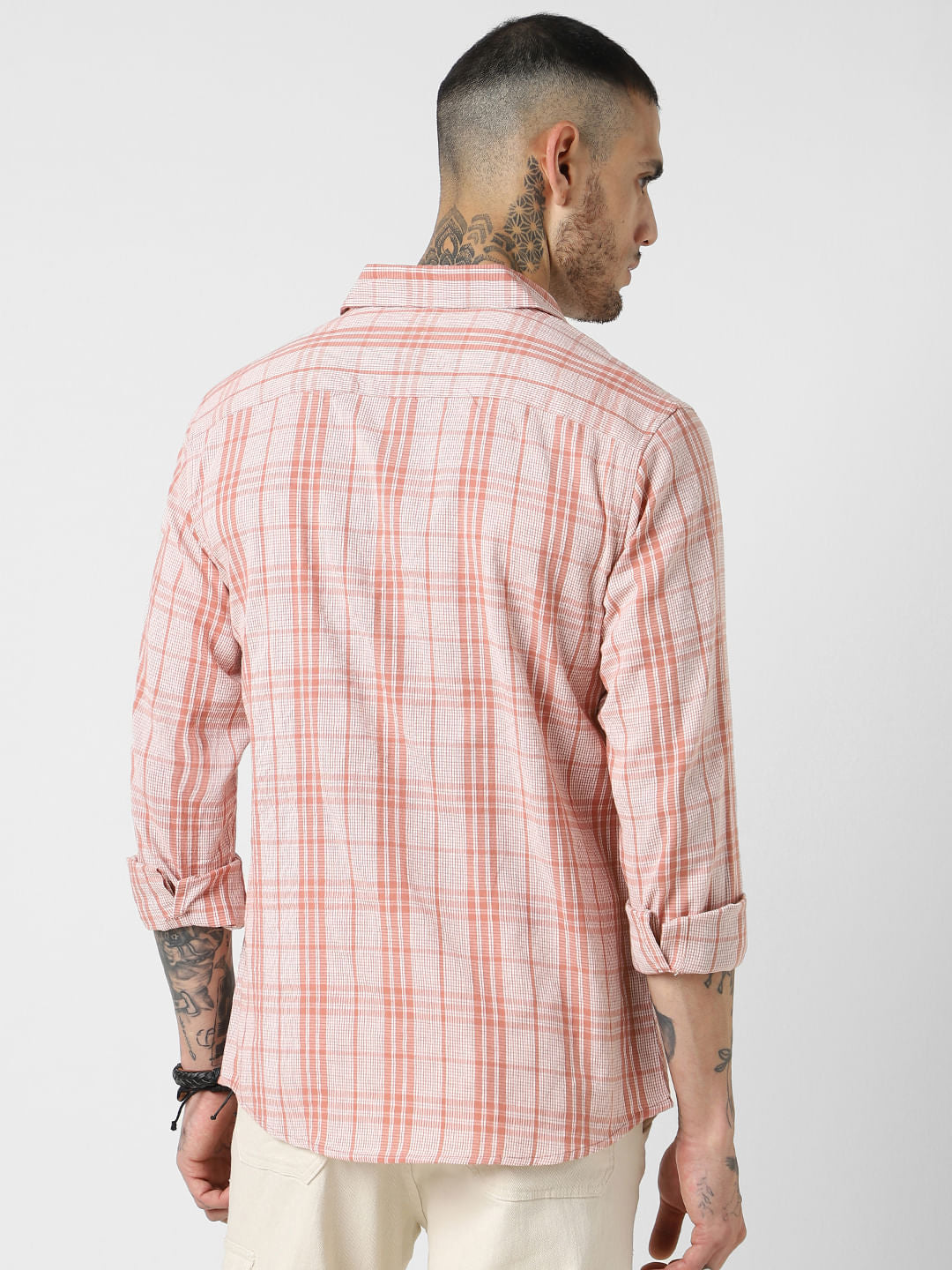 Pink Tiny Checkered Shirt