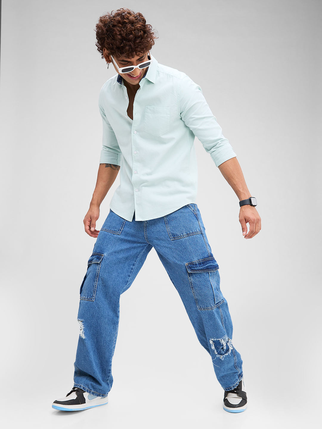 Aqua Solid Shirt