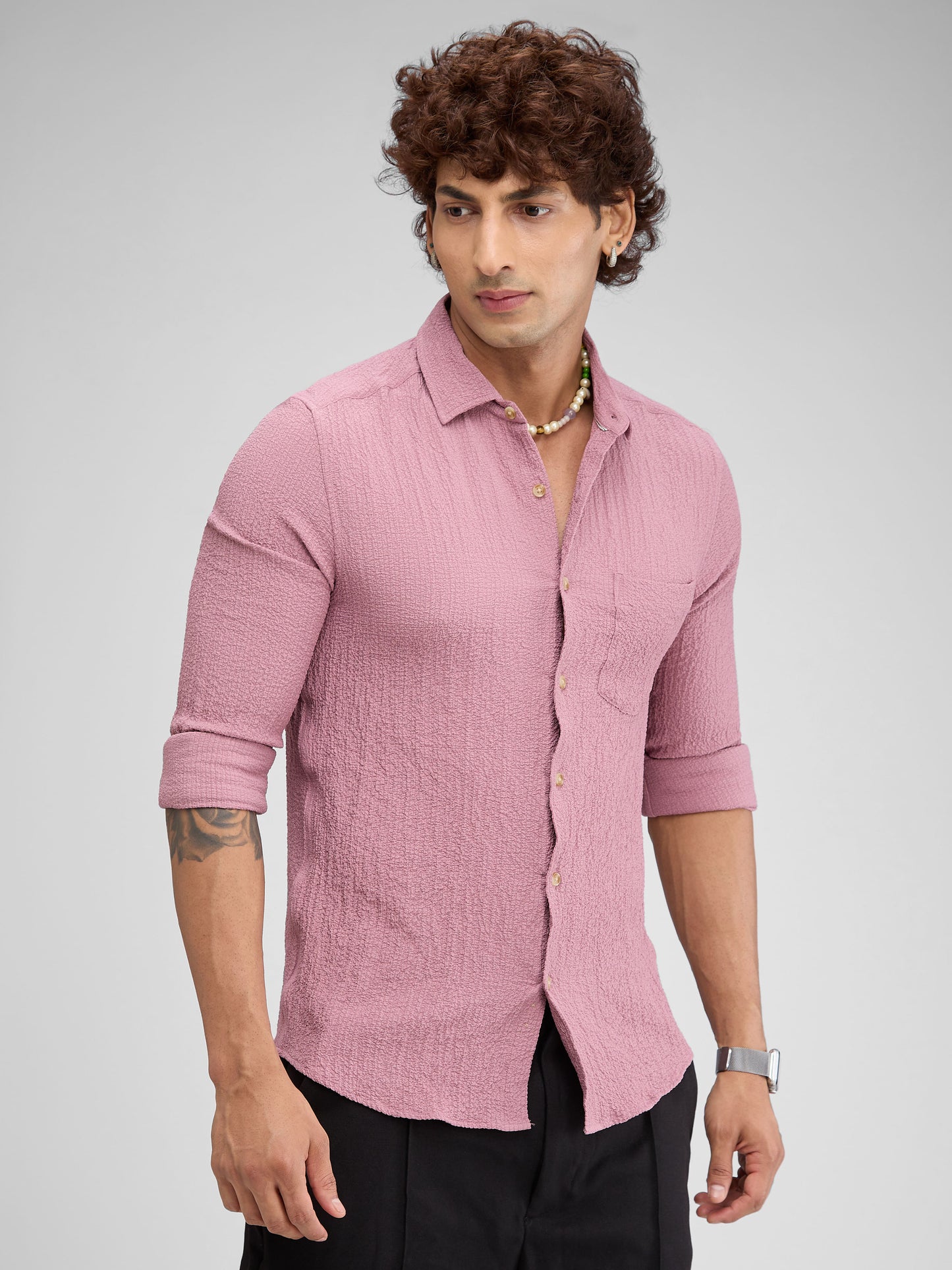 Pink Crushed Shirt
