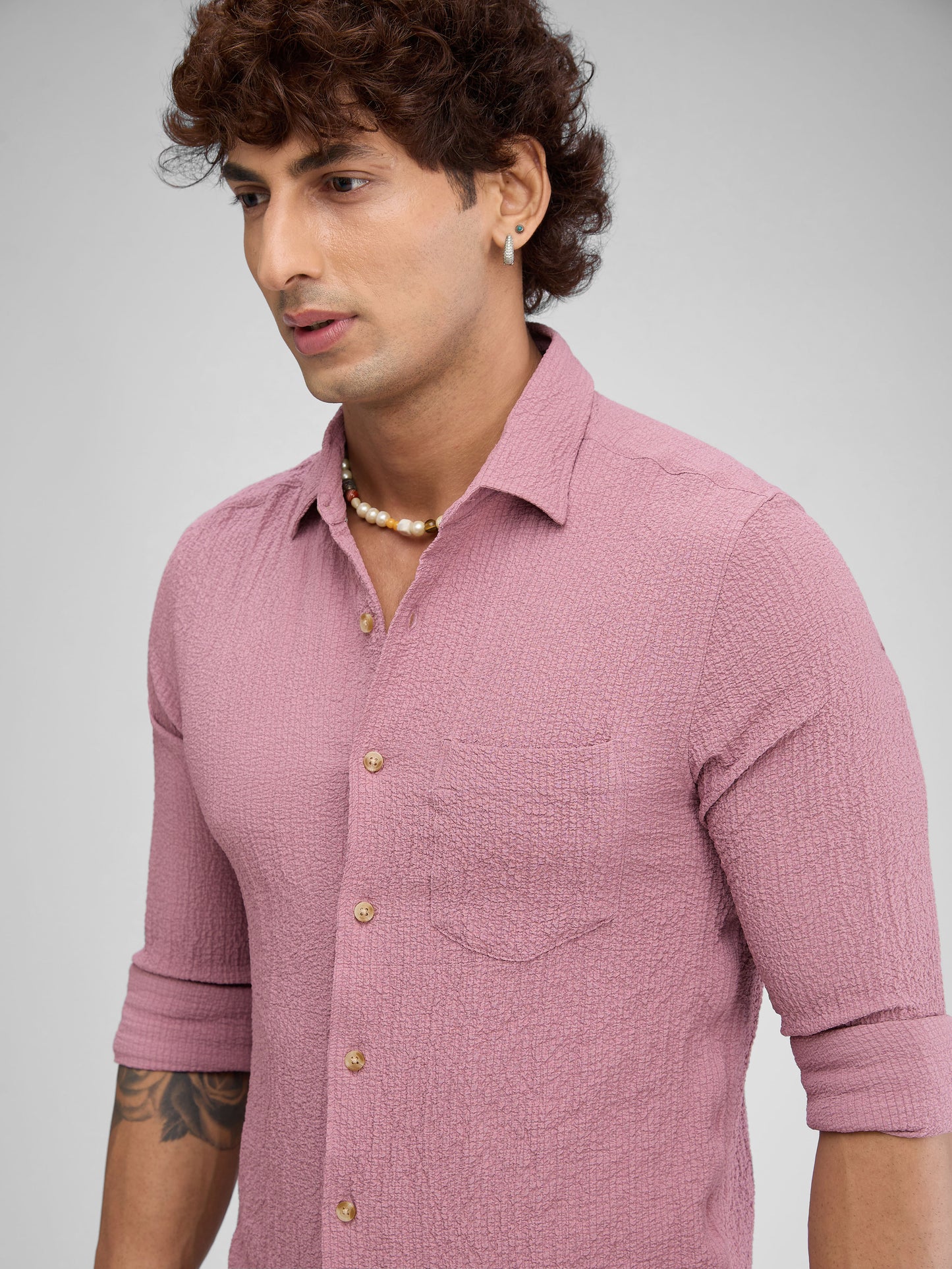 Pink Crushed Shirt