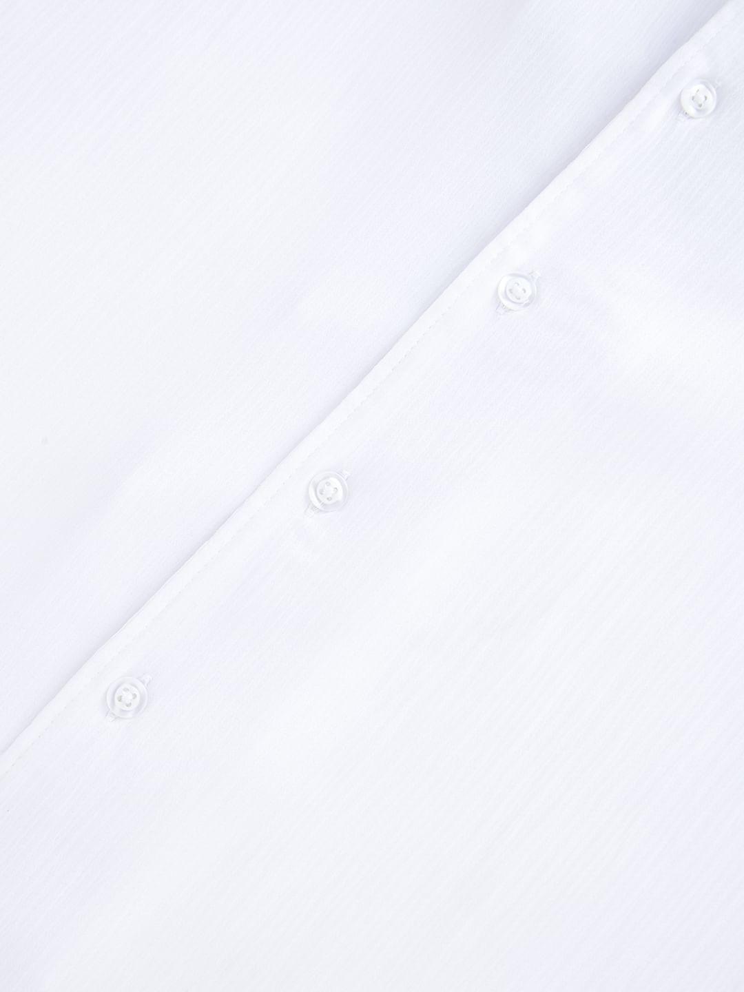 White Crepe Oversized Resort Collar Shirt