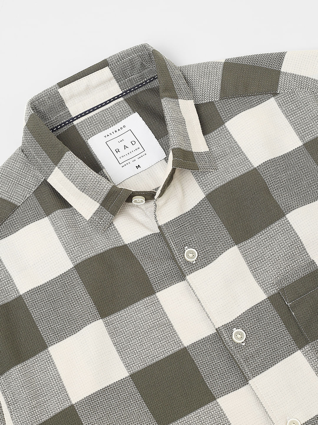 Box Checks Olive Shirt