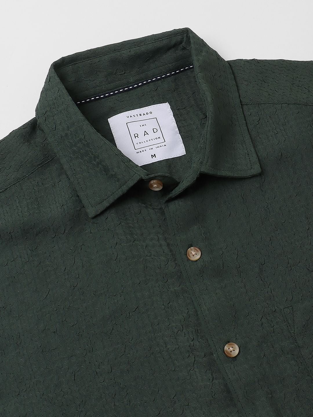 Sacramento Green Textured Shirt