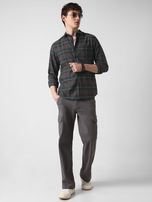 Premium Giza Cotton Multicolour Tartan Checked Shirt