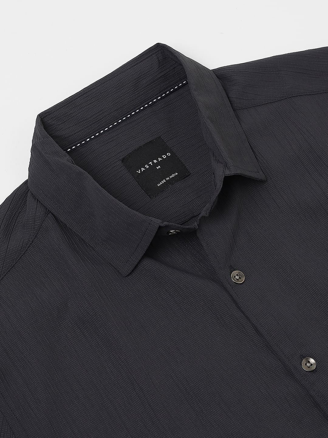 Anchor Grey Line Textured Shirt