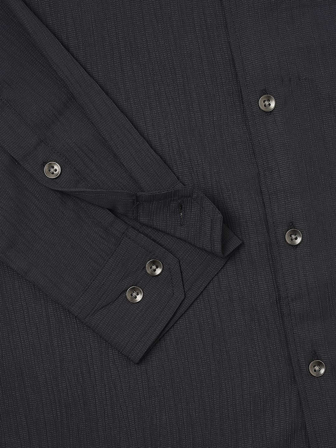 Anchor Grey Line Textured Shirt