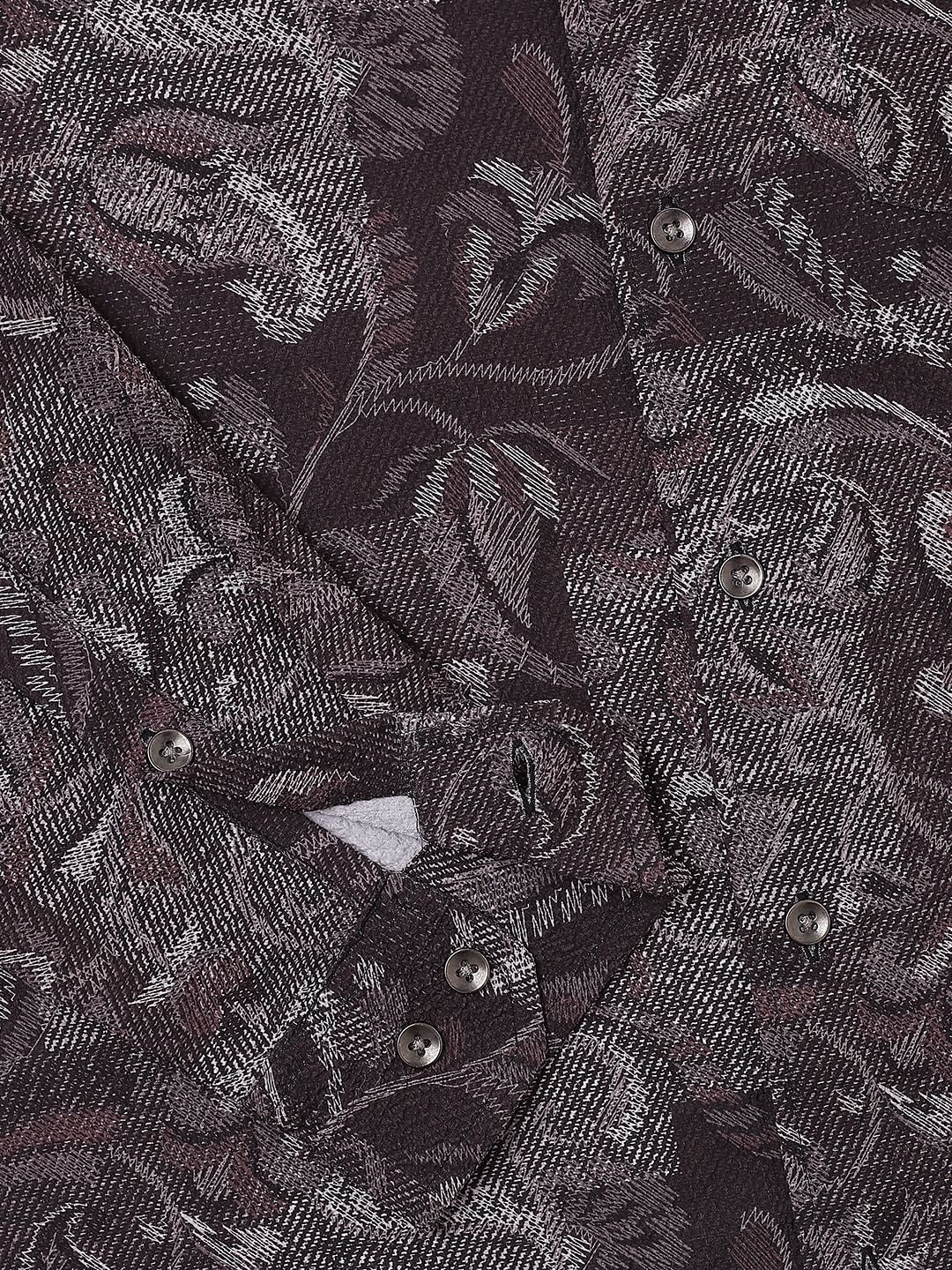 Radiant Monochrome Crushed Shirt