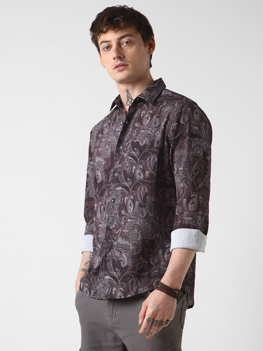 Radiant Monochrome Crushed Shirt
