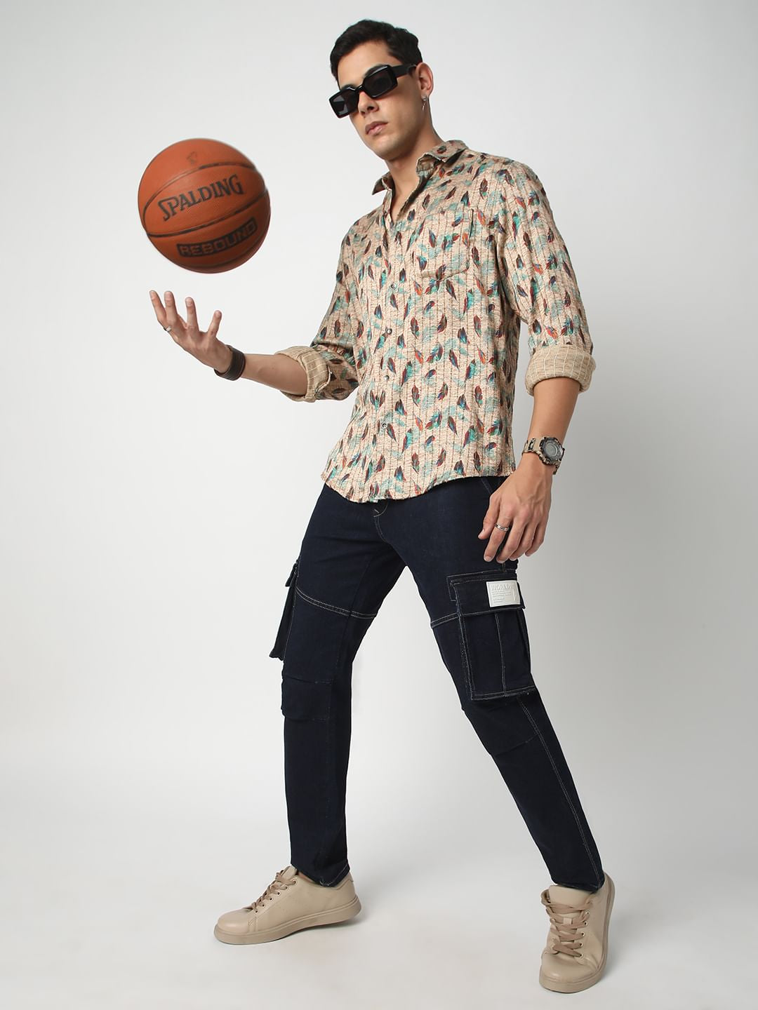 Jamboree Feathery Striped Shirt