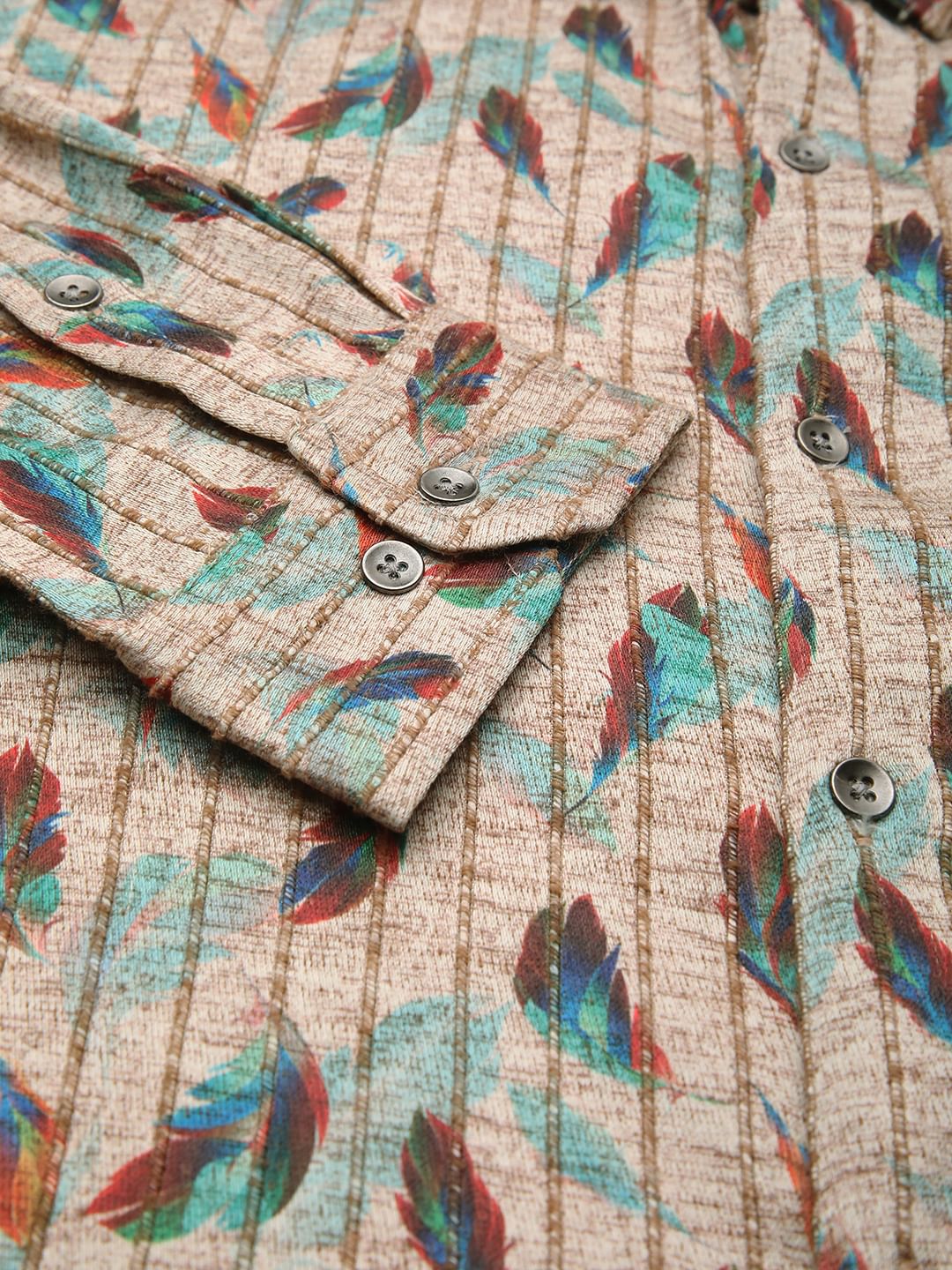 Jamboree Feathery Striped Shirt