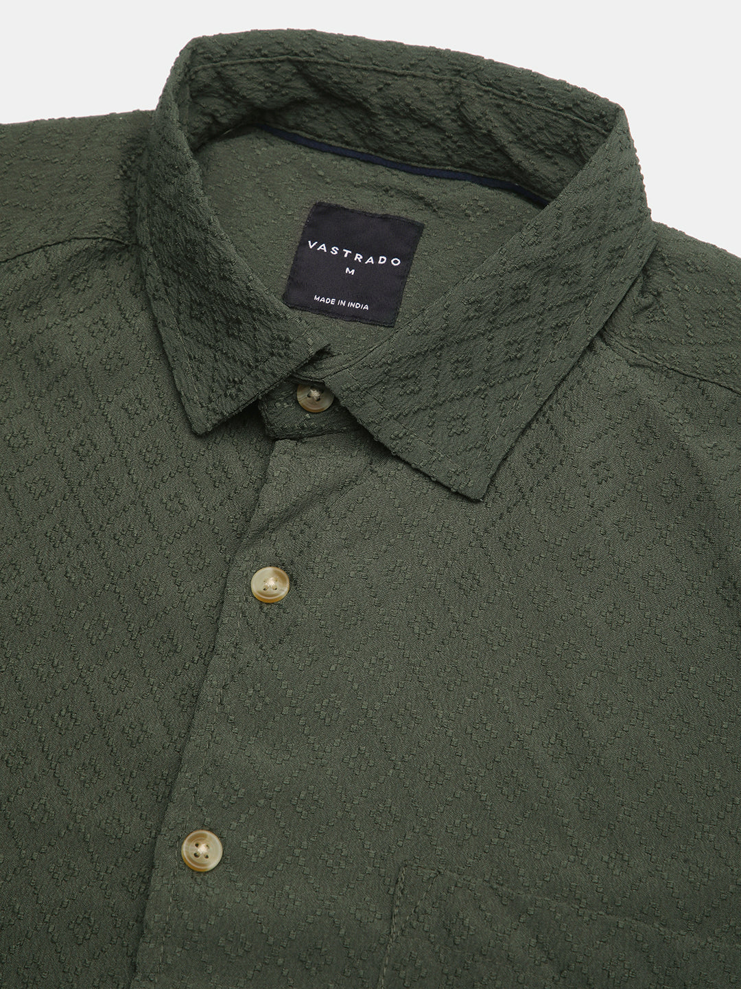 Forest Green Luxe Jacquard Shirt
