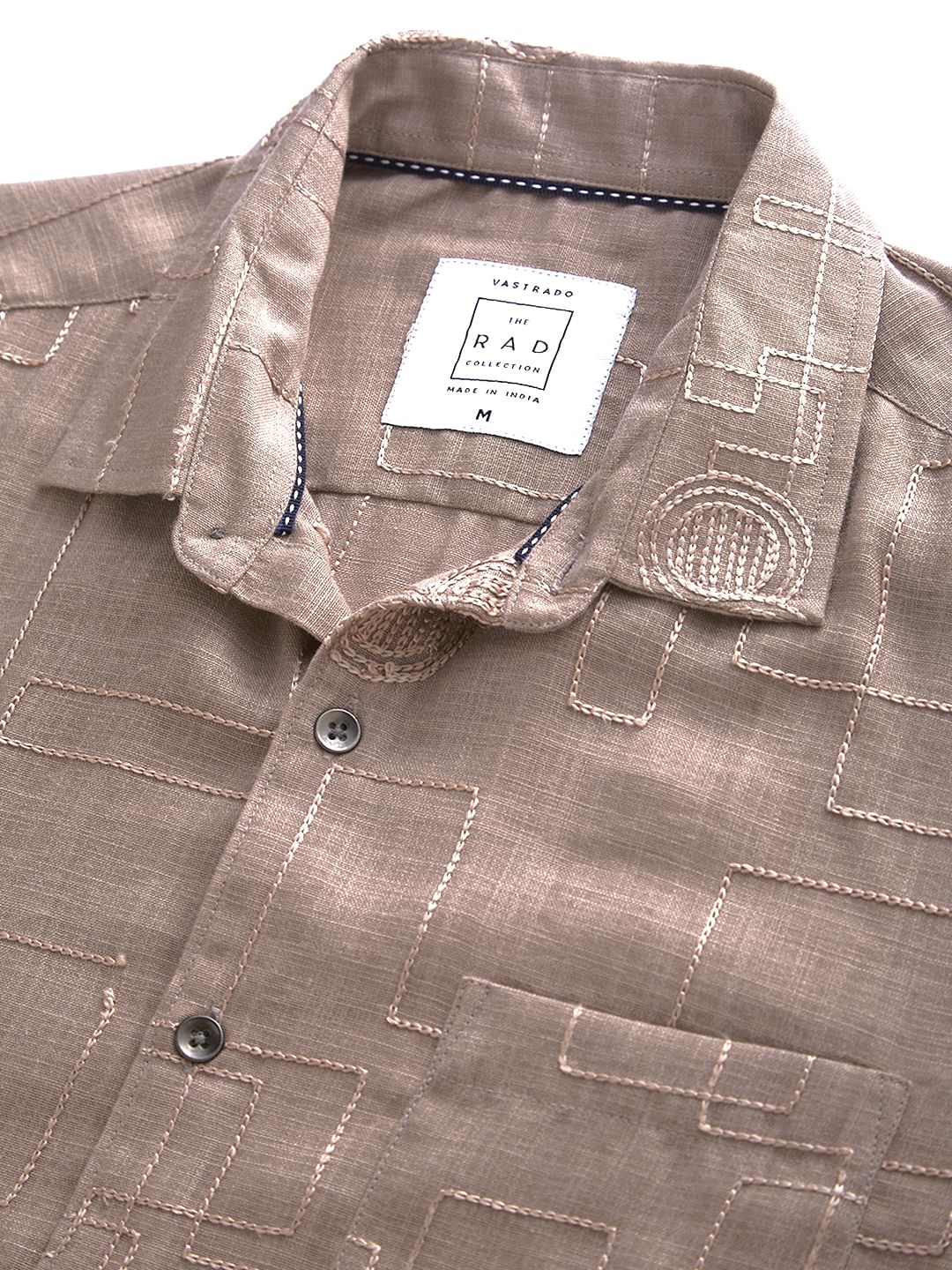 Chilean Pink Intricate Embroidered Shirt