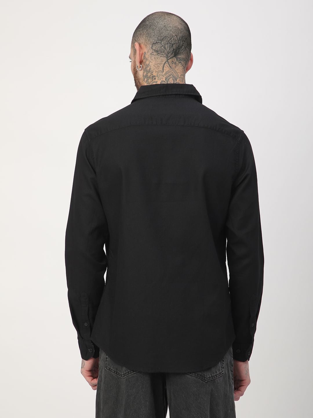 Solid Black Shirt
