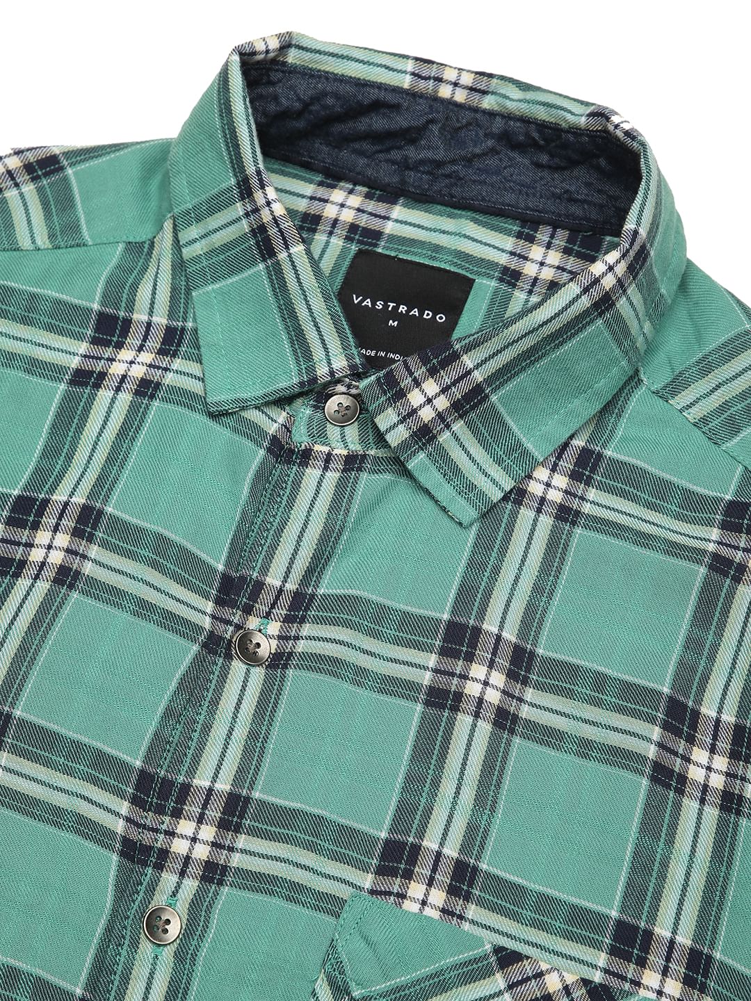 Green Tartan Checked Shirt
