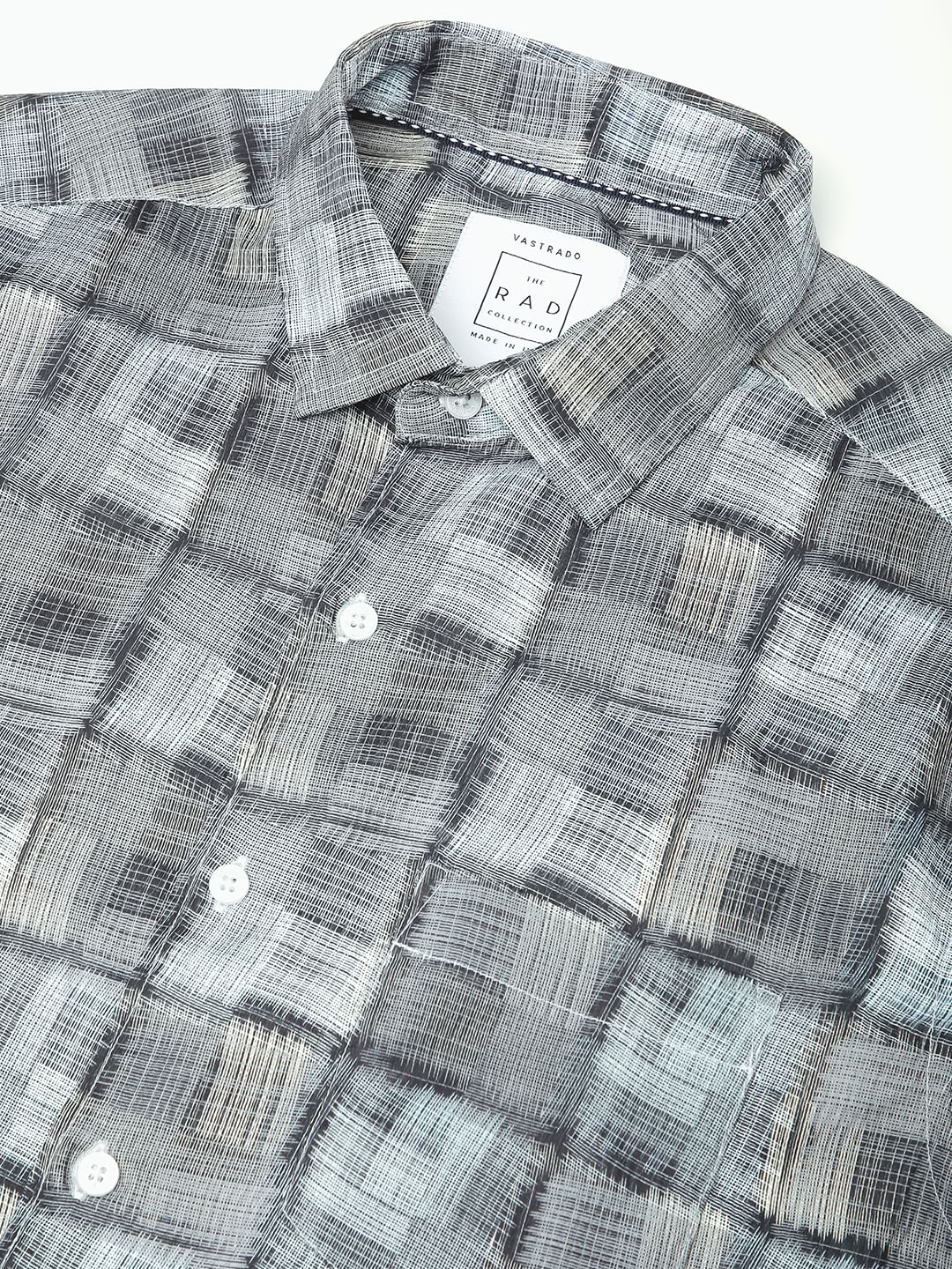 Multicolour Patchwork Textured Shirt