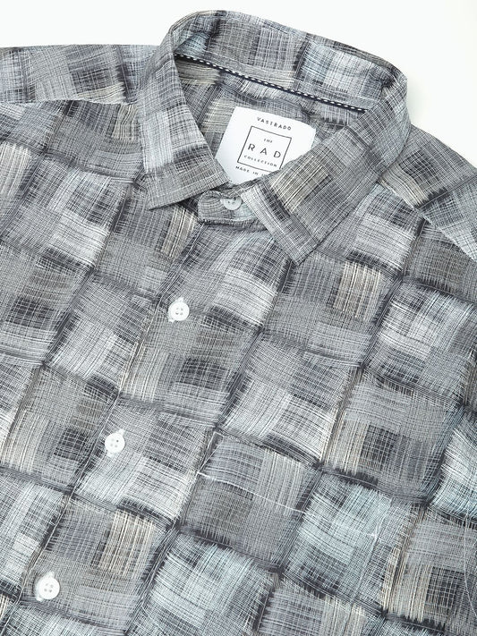 Multicolour Patchwork Textured Shirt