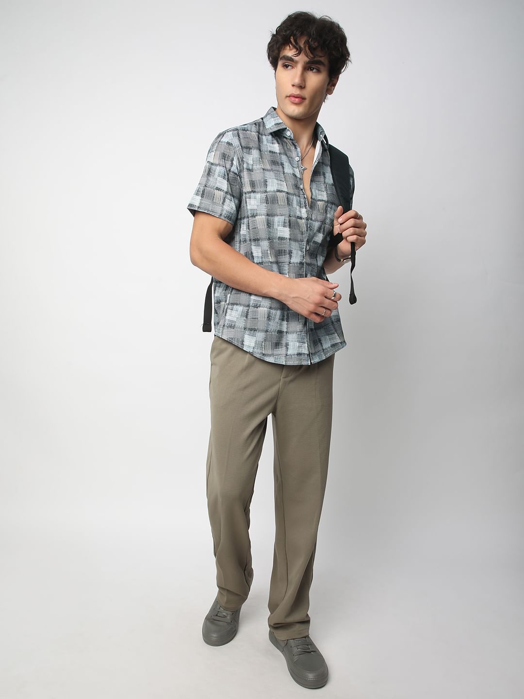 Multicolour Patchwork Textured Shirt