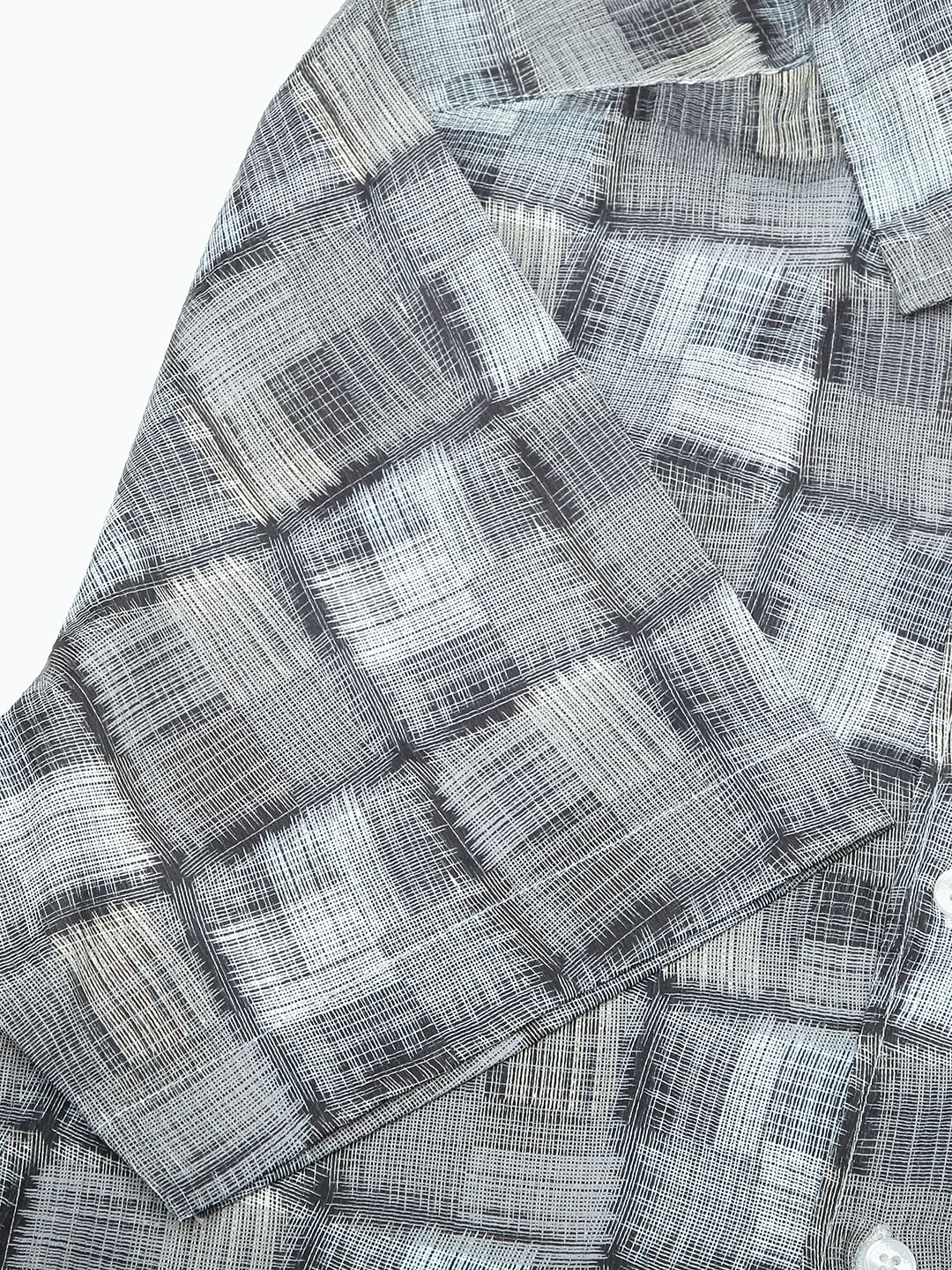 Multicolour Patchwork Textured Shirt