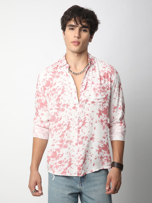 Blush Pink Tie-Dye Shirt