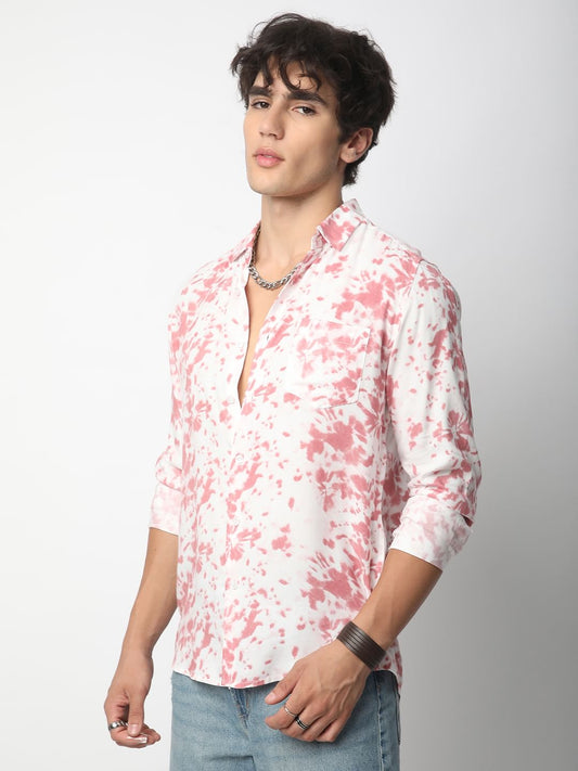 Blush Pink Tie-Dye Shirt