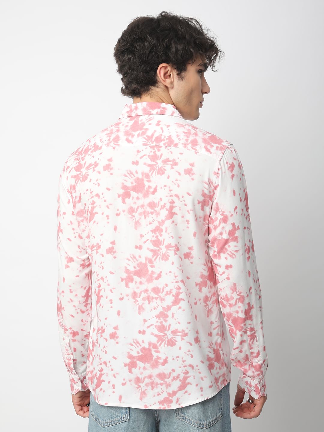 Blush Pink Tie-Dye Shirt