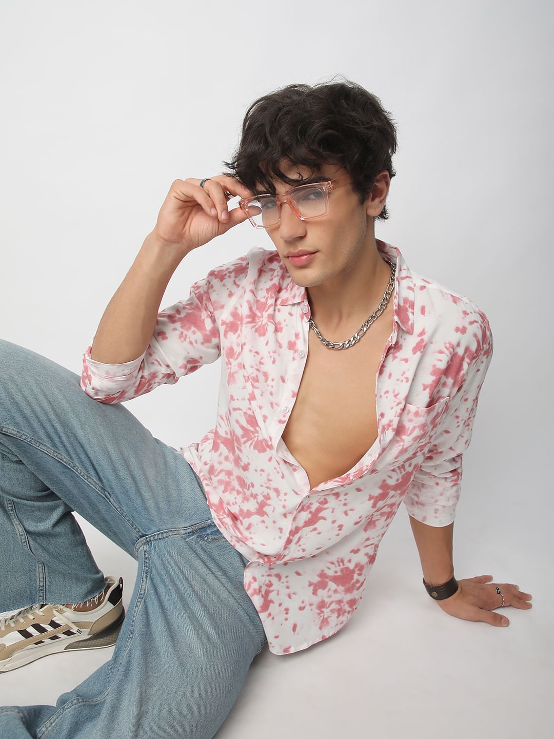 Blush Pink Tie-Dye Shirt