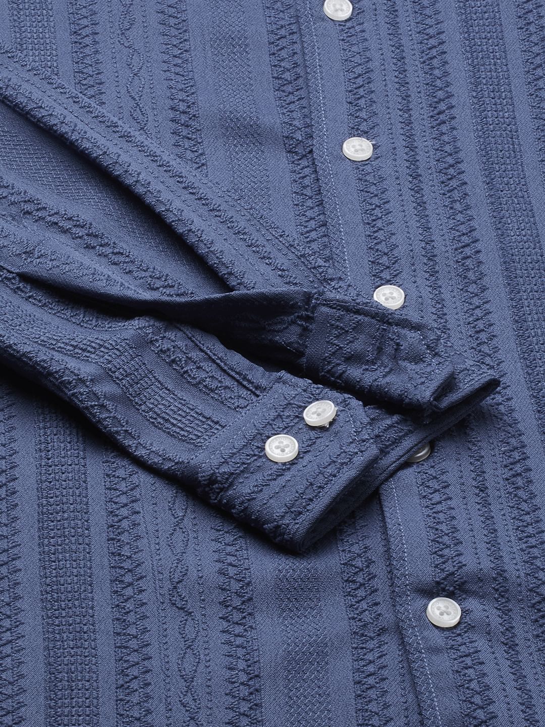 Yale Blue Jacquard Shirt