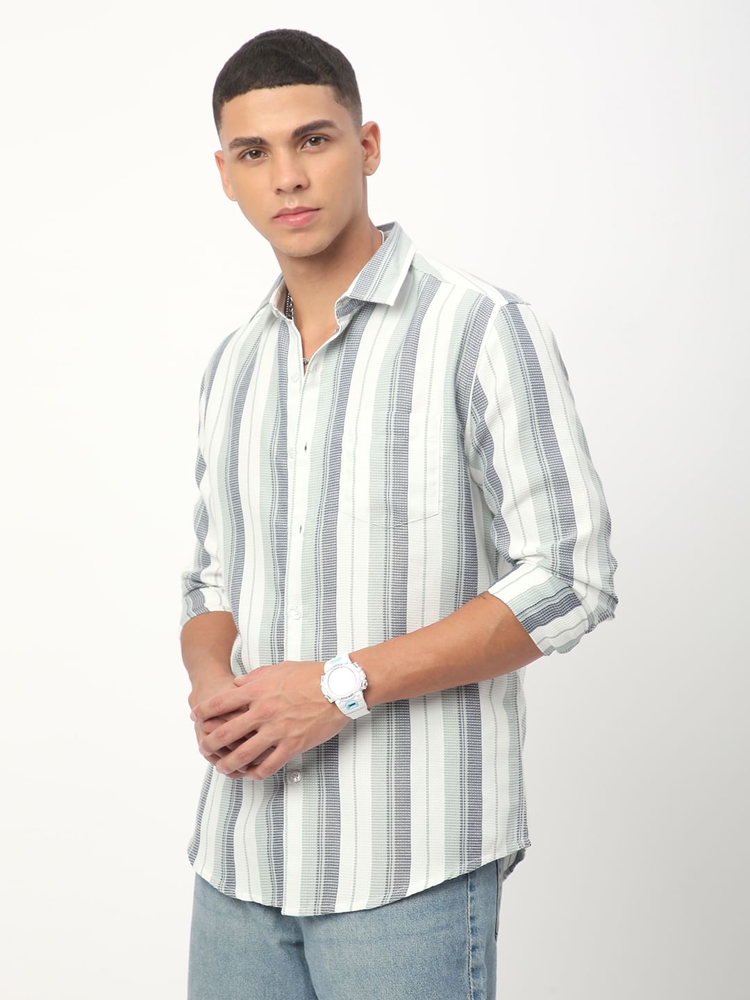 Multicolour Striped Shirt