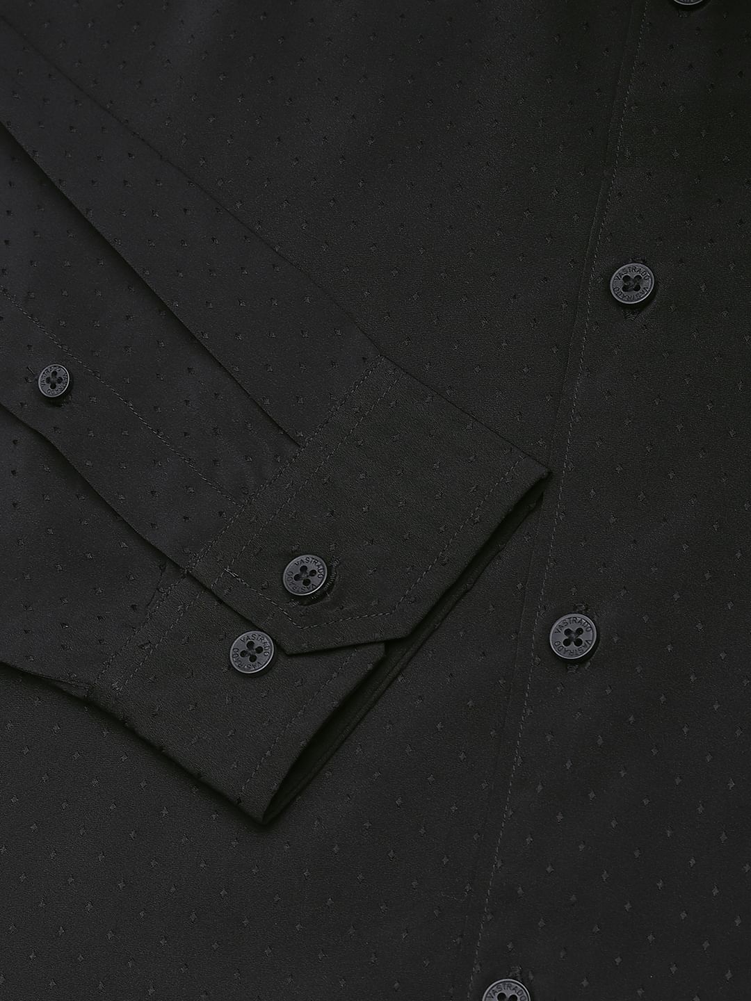 Minimalist Black Dobby Shirt