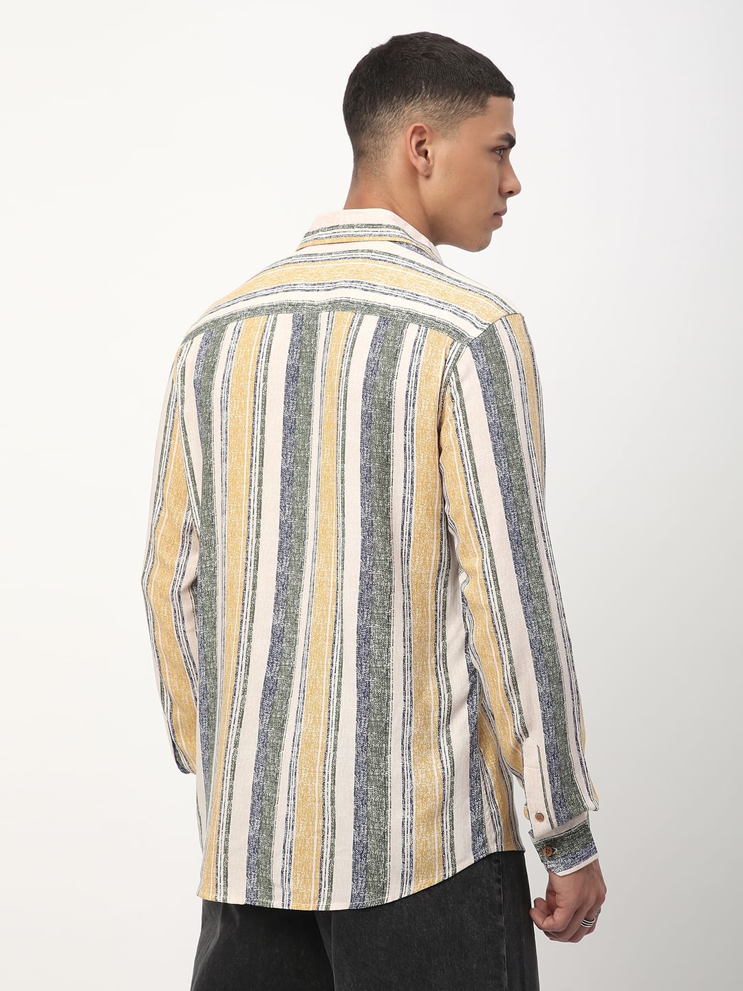Multicolour Giclée Striped Shirt
