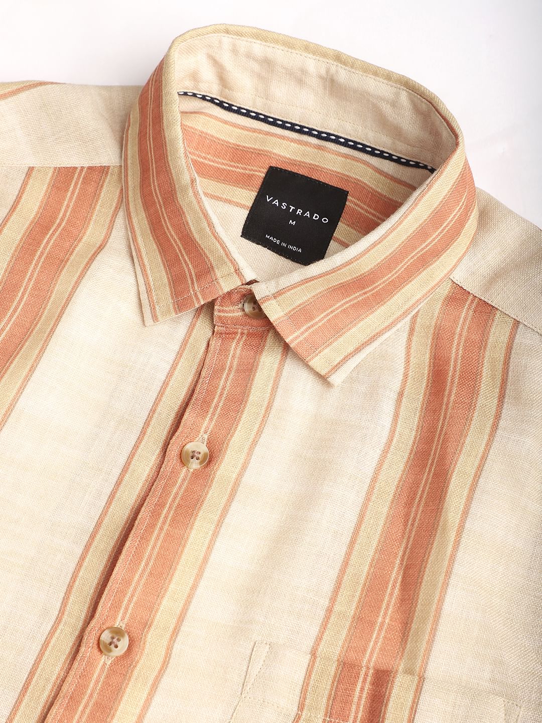 Squashy Orange Striped Shirt