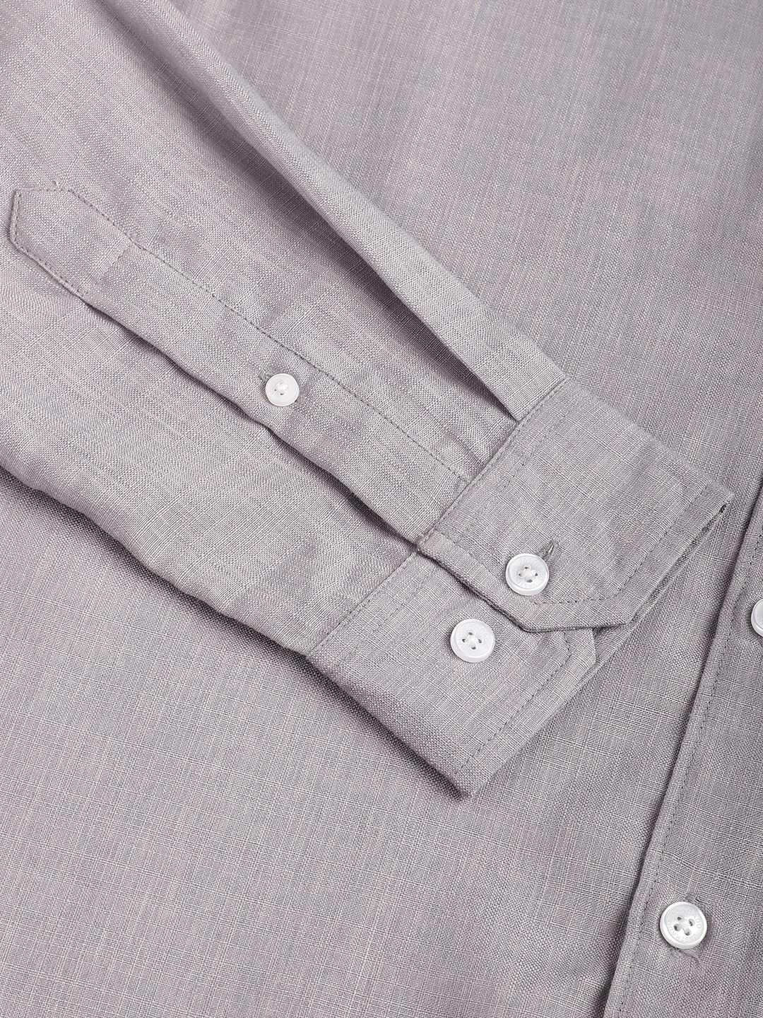 Pewter Grey Linen Shirt