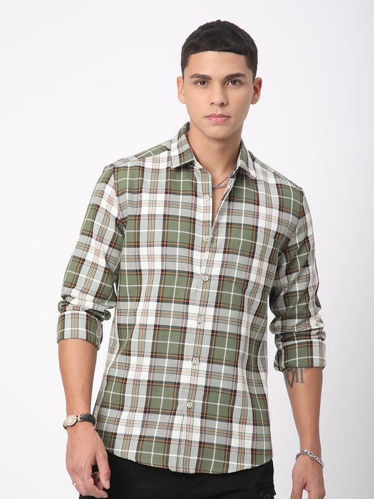 Timeless Tartanique Green Checkered Shirt