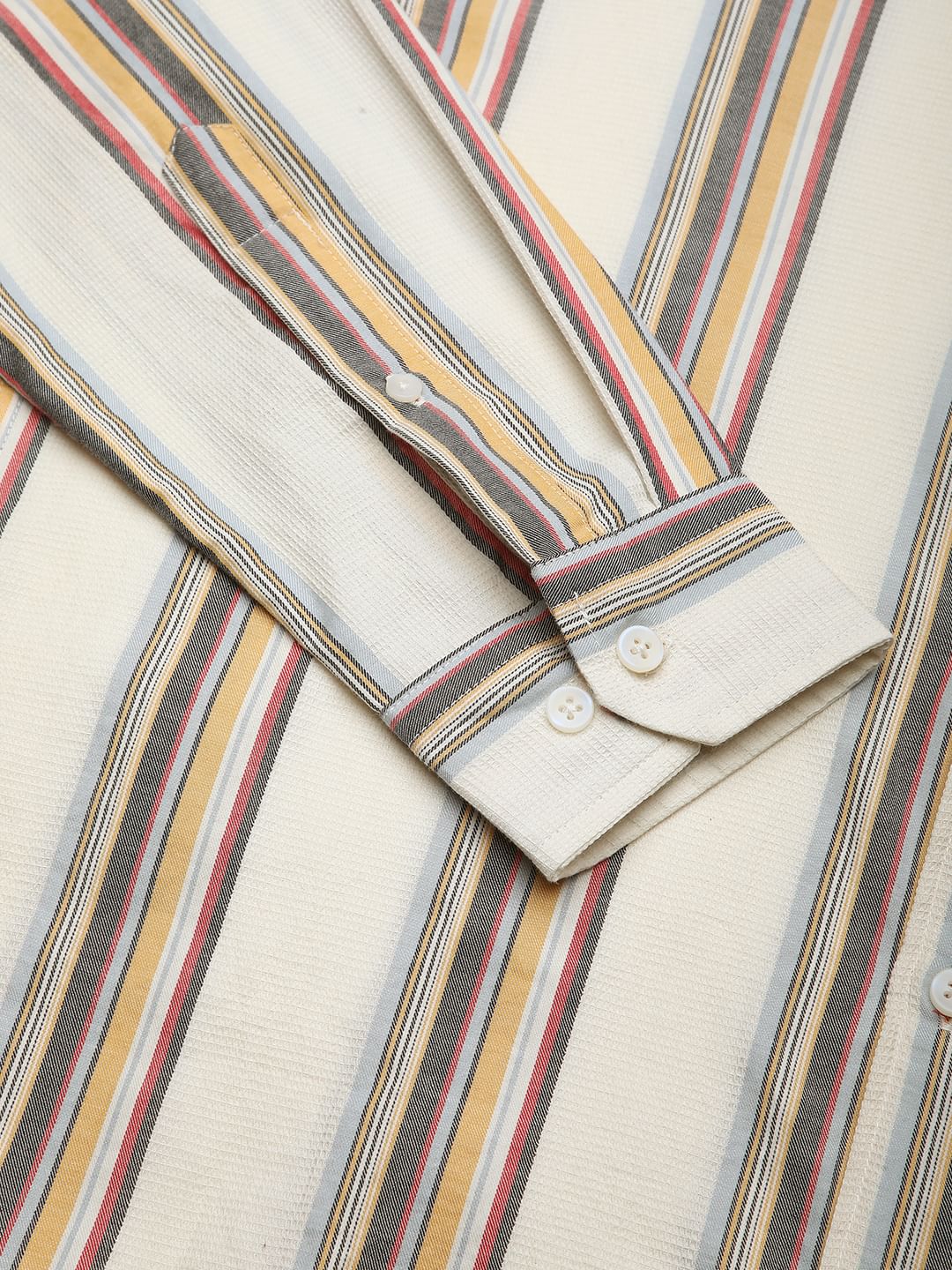 Alluring White Line Striped Shirt