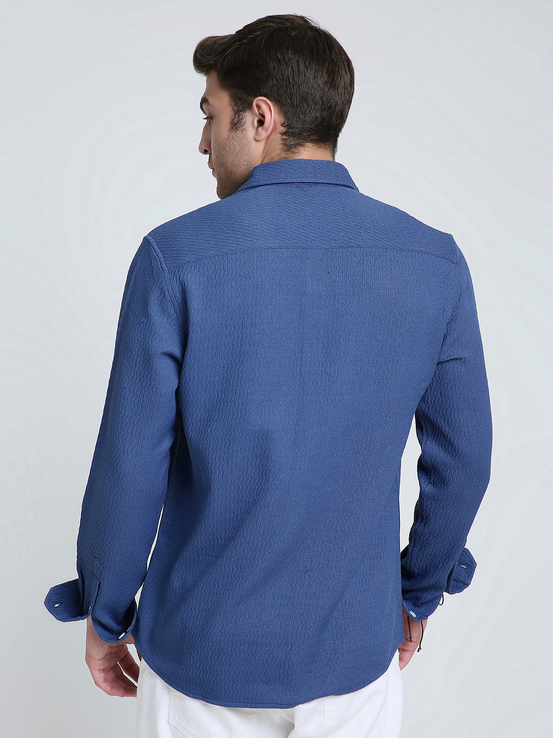 Arctic Ripple Textured Shirt