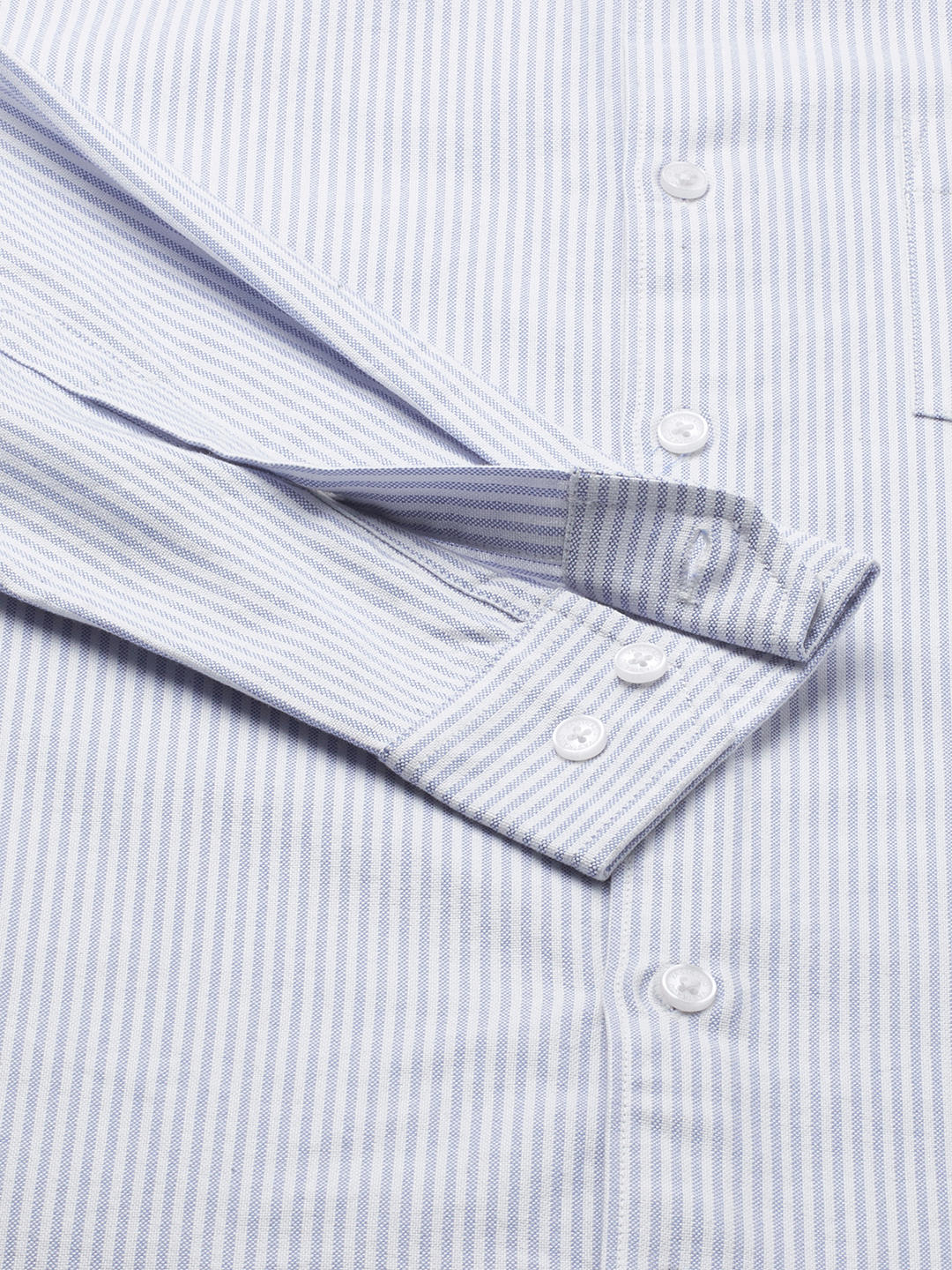 Blue & White Candy Striped Shirt
