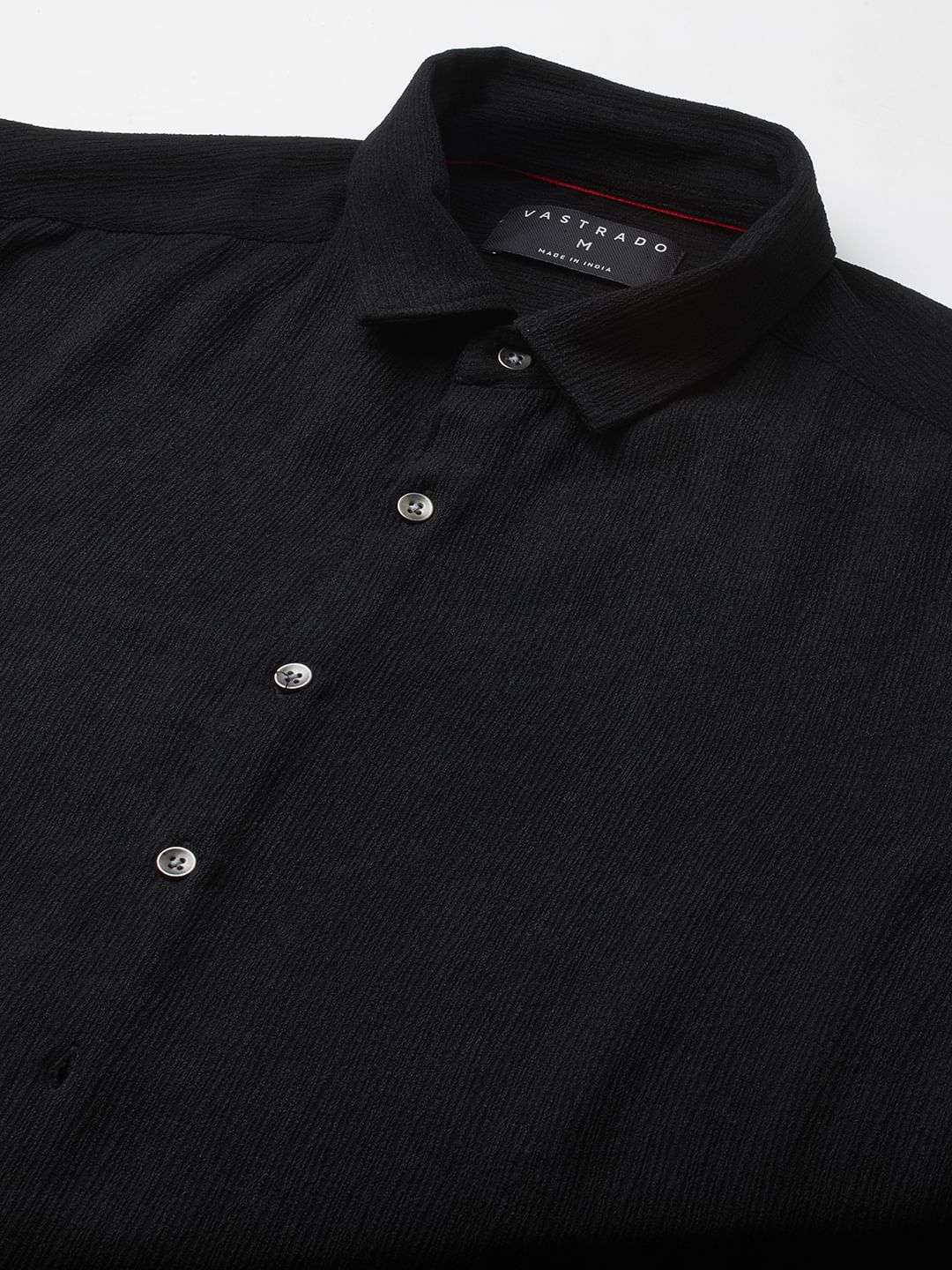 Ink Black Crepe Shirt
