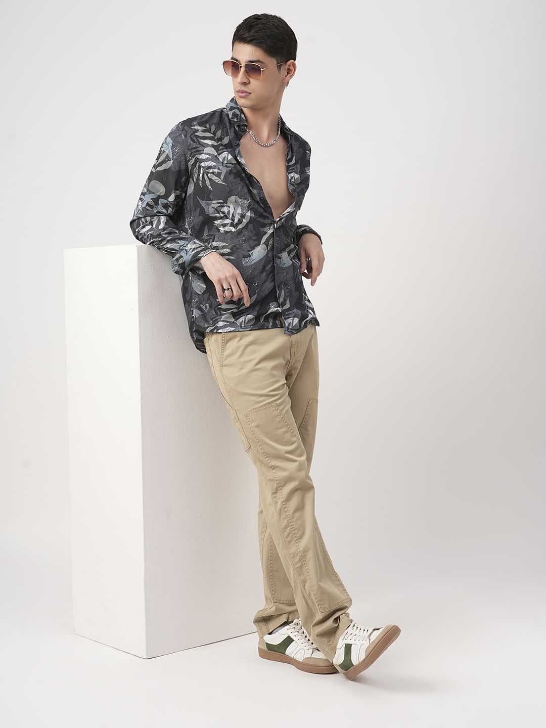 Multicolour Tropical Printed Shirt