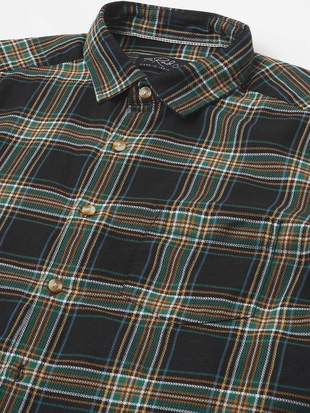 Premium Giza Cotton Multicolour Tartan Checked Shirt